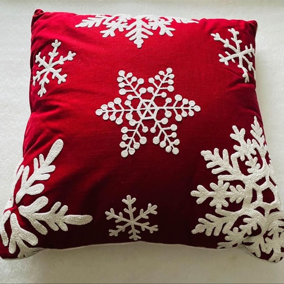 Other - Snowflake Throw Pillow